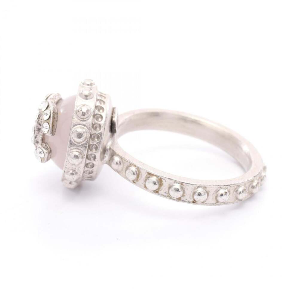 Chanel Cc Logo Ring Sterling Silver #246672C73B - Picture 2 of 6